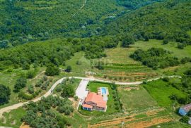 ISTRA, MOTOVUN - Prostrano građevinsko zemljište T2 namjene sa predivnim pogledom na Motovun, Motovun, Γη