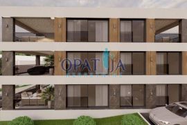 Opatija-Ika zemljište sa građevinskom dozvolom 733 m2 započeta gradnja, Opatija - Okolica, Arazi