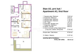 OPATIJA, luksuzna novogradnja 3S+DB, s pogledom na more i garažom (A3), Opatija, Appartement