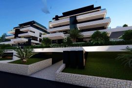 OPATIJA, luksuzna novogradnja 3S+DB, s pogledom na more i garažom (A4), Opatija, Appartement