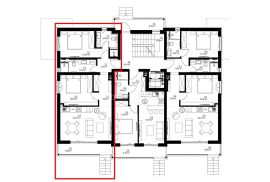 MEDULIN, luksuzan stan 2S+DB s vrtom, u novogradnji 70 m do mora! (S1/K2), Medulin, Stan