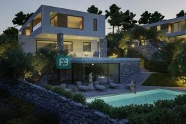 VODICE, novi projekt, moderna vila s bazenom, wellness, panoramski pogled, V2, Vodice, Haus