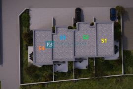 VODICE, novi projekt, moderne kuće u nizu, dvorište, mirna lokacija, S3, Vodice, Дом