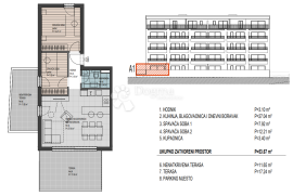 TROGIR (SEGET DONJI) - PRIZEMLJE NOVOGRADNJA (A1), Seget, Wohnung