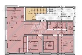 Banjole, Volme - Stan A2, 3 sobe, 83 m2, vrt 314m2, 300m od mora, Medulin, Appartamento