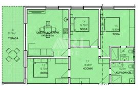 Banjole, Volme - Stan A1, 3 sobe, 115 m2, 300m od mora, NOVO, Medulin, Appartamento