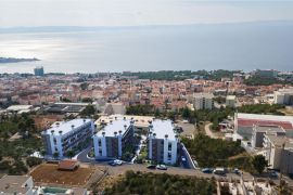 Dvosoban stan s pogledom na more S407, Makarska, Appartement