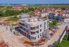 Umag, okolica! Moderan stan sa pogledom na more u izgradnji!, Umag, Appartment