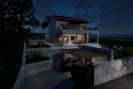 KOSTRENA, nova kuća s bazenom i pogledom na more na mirnoj lokaciji!, Kostrena, Casa