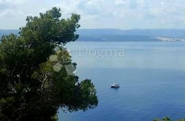 Ekskluzivno zemljište -  prvi red do mora u Marušićima, Omiš, Omiš, Terrain