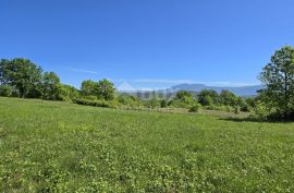 ISTRA, PIĆAN - Zemljište s građevinskom dozvolom i otvorenim pogledom na Učku, Pićan, Arazi