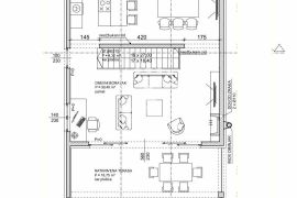 Starigrad - zemljište sa građevinskom dozvolom cca 100m od mora! 110000€, Starigrad, Terra