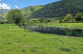 ČOVIĆI ( Otočac ) - pašnjak u blizini rijeke Gacke, Otočac, Terreno