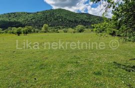 ČOVIĆI ( Otočac ) - građevinsko zemljište u blizini rijeke Gacke, Otočac, Land