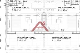 Krk, Soline novi apartman sa velikom okućnicom, Dobrinj, Stan