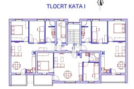 1. KAT STAN A Novogradnja centar Pula (500m od Amfiteatra), Pula, Appartment