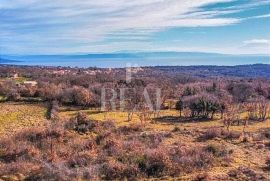 Istra,Peruški građevinsko zemljište sa pogledom na more !, Marčana, Γη