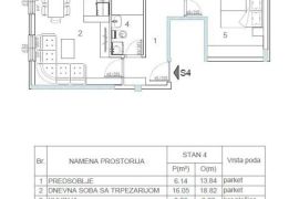 Nov dvoiposoban stan na Panteleju sa PDV-om ID#3465, Niš-Pantelej, Apartamento