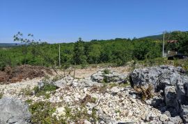 Labin, Građevinsko zemljište s pogledom na more 1075 m2, Labin, Terrain