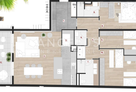 Istra, Pula - Luksuzan stan 130 m2 sa terasom i parkingom, Pula, Appartement
