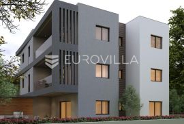 Istra, Premantura - luksuzni trosobni stan s dvije terase, 2.kat, A302, NKP 74.50 m2 - 500 od mora, Medulin, Appartamento