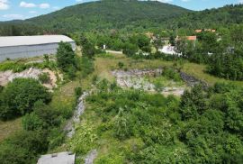 MATULJI, JURDANI, RUPA- građevinsko zemljište 6750m2 s GRAĐ. DOZVOLOM za halu i poslovno stambenu zgradu, Matulji, Terrain