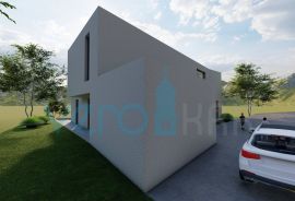 Krk grad, bliža okolica, ultra moderna dizajnerska vila, bazen pogled na more, prodaja, Krk, House