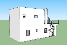 ISTRA, ŽMINJ - Zemljište s građevinskom dozvolom i izgrađenim objektom od 29 m2, Žminj, Zemljište