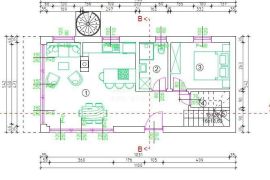 ISTRA, ŽMINJ - Zemljište s građevinskom dozvolom i izgrađenim objektom od 29 m2, Žminj, Tierra