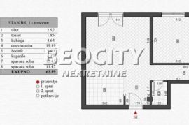 Voždovac, Šumice, Bakićeva, 3.0, 144m2 80% izgradjeno, Voždovac, Wohnung