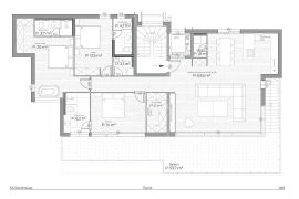 OPATIJA, luksuzni penthouse 3S+DB u predivnoj novogradnji s bazenom (S3), Opatija, Appartement