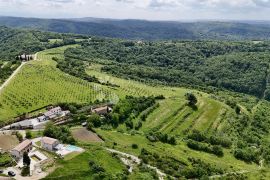 PREDIVNA KAMENA KUĆA S BAZENOM I POGLEDOM NA MORE, Buje, Haus