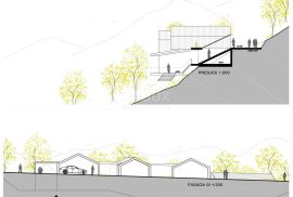 GORSKI KOTAR, FUŽINE - jedinstven projekt u srcu Gorskog kotara, građevinsko zemljište 1197 m2 sa projektom za vilu, prilika za investiciju!, Fužine, أرض
