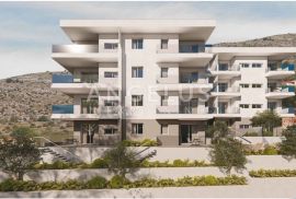 Trogir, Seget - stan u NOVOGRADNJI sa pogledom na more, 54.58 m2, Seget, Wohnung