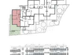 Trogir, Seget - stan u NOVOGRADNJI sa pogledom na more, 62 m2, Seget, Appartement