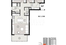 Split, Žnjan  -  trosoban u NOVOGRADNJI, 75.01 m2, Split, Apartamento