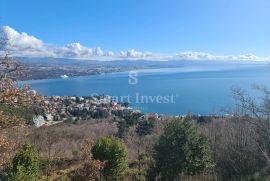 OPATIJA, građevinsko zemljište s prekrasnim pogledom na more!, Opatija, Terreno