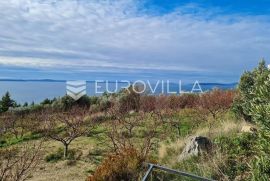 PODSTRANA, okolica Splita, građevinsko zemljište površine 605 m2, Podstrana, Land