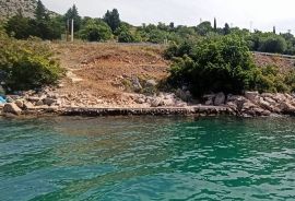 ZADAR, TRIBANJ - građevinsko zemljište prvi red do mora 4.525 m2 za stambenu zgradu - stanove / apartmane / obiteljsku kuću / villu! PRILIKA!, Starigrad, Tierra