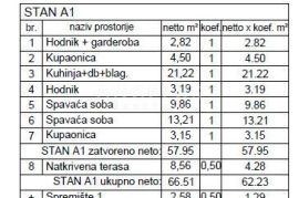 Istra, Pula - dvosobni stan u prizemlju 63m2 sa dvorištem 160m2, Pula, Διαμέρισμα