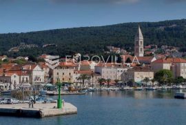 Brač, Supetar, poljoprivredno zemljište s pogledom na more, Supetar, Γη