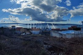 CRIKVENICA - Prostrani građevinski teren sa panoramskim pogledom, Crikvenica, Γη