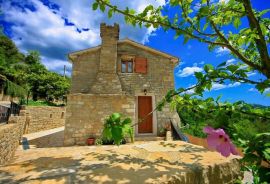 Kamena kuća sa panoramskim pogledom, Oprtalj, Istra, Oprtalj, Maison