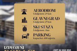 Studio apartman od 24,80 u izgradnji Snježna dolina Faza 2 Jahorina Lamela B, Pale, Apartamento