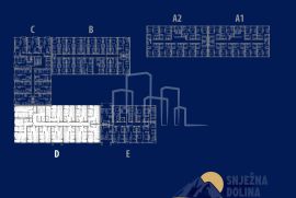 Apartman jedna spavaća od 40m2 pogled staza u izgradnji Snježna dolina Faza 2 Jahorina Lamela D, Pale, Appartamento