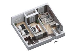 Apartman sa dvije spavaće sobe od 60m2 u izgradnji Snježna dolina Faza 2 Jahorina Lamela D, Pale, Wohnung