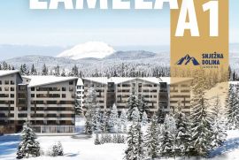 Apartman dvosoban od 35,29m2 pogled staza u izgradnji Snježna dolina Faza 2 Jahorina Lamela A1 i A2, Pale, Διαμέρισμα