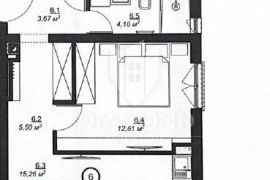 Medulin, atraktivan stan s terasom 2.red do mora, Medulin, Apartamento