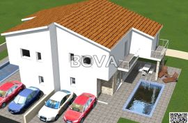 Dvojna kuća 140 m2 – Vir *600 m OD MORA* *BAZEN*  (ID-2001), Vir, Ev