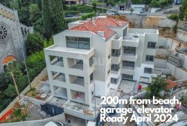 OPATIJA, CENTAR - 3S+DB stan 140m2 u novogradnji u centru Opatije, garaža, terasa, pogled na more, Opatija, Wohnung